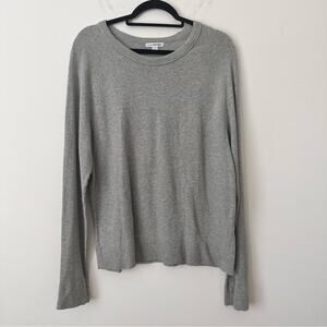 James Perse Heather Gray Knit Top Size 0 (XS Oversized)